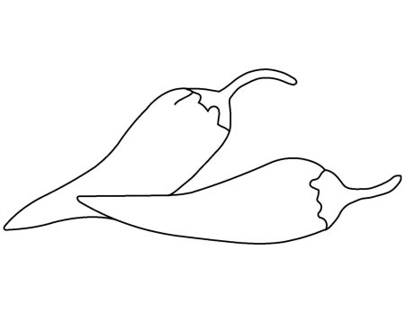 Перец раскраска