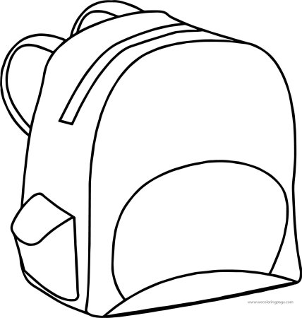 Портфель раскраска