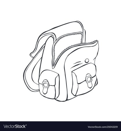 Портфель раскраска