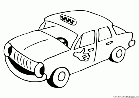 Раскраска машинки