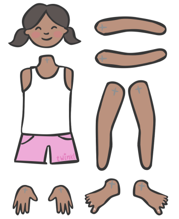 Раскраска body for Kids