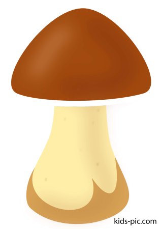 Аппликация грибы