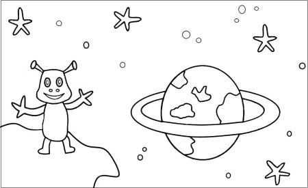 Космос трафареты для детей