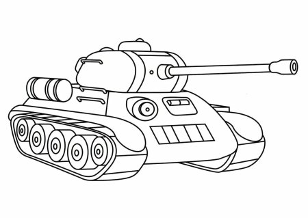 Танк т-34-85 раскраска