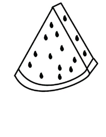 Раскраски арбузики