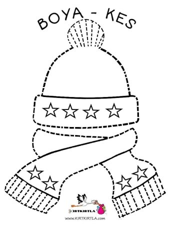 Шарф раскраска