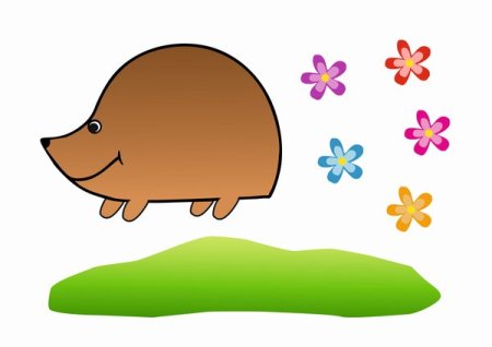 Ежик без иголок для детей