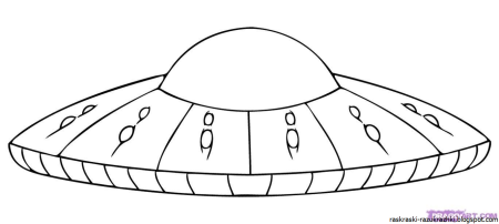 Космический корабль раскраска