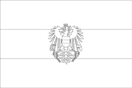 Раскраска флаг и герб России для детей