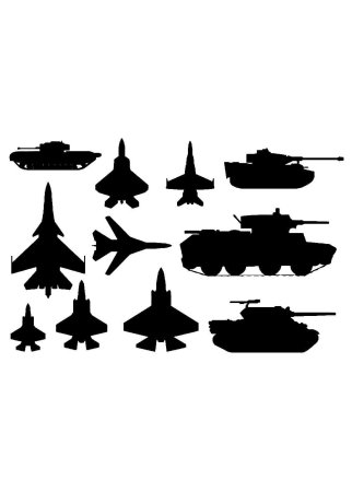 Силуэты военной техники