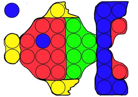 Мозаика из кружочков