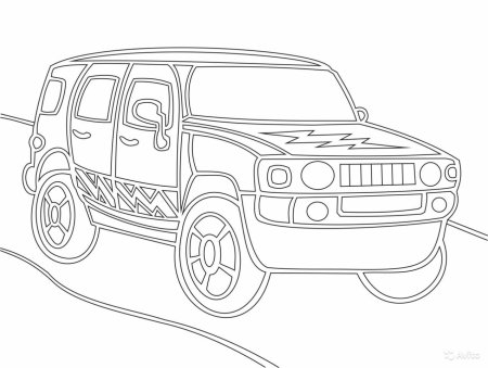 Автомобили (раскраски)
