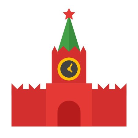 Спасская башня Кремля для детей