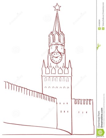 Спасская башня Московского Кремля