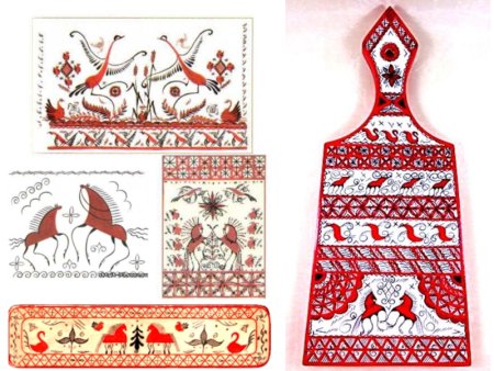 Мезенская роспись для детей