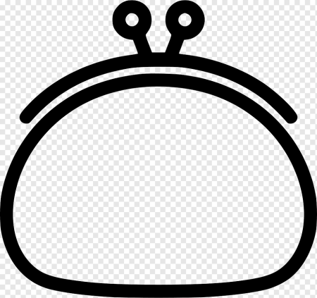Кошелек черный иконка