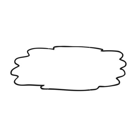 Силуэт лужи для детей