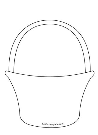 Корзинка раскраска