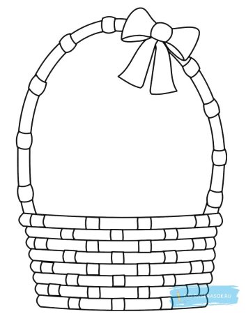 Корзина плетеная