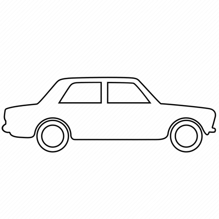 Контуры автомобилей для рисования