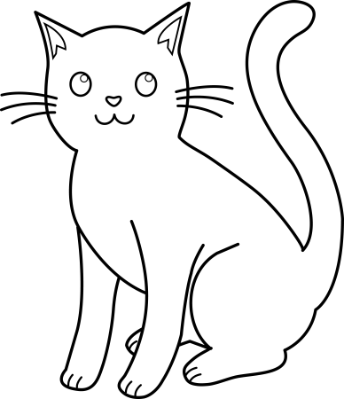 Кошка рисунок