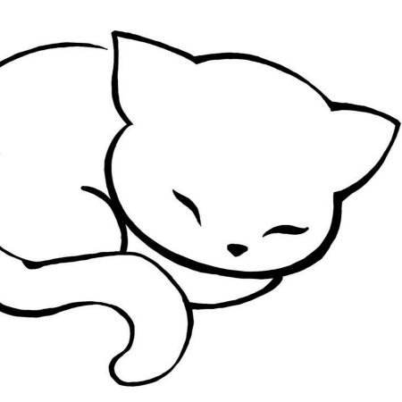 Рисунки котят для срисовки