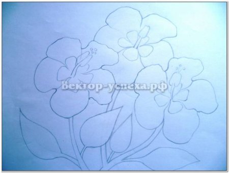 Цветы для торцевания шаблоны