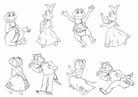 Персонажи к сказкам для театра