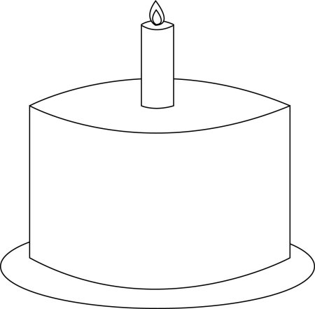 Торт трафарет для рисования