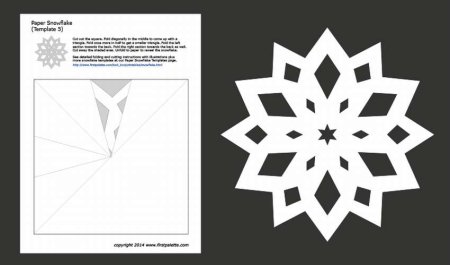 Pdf снежинки для вырезания