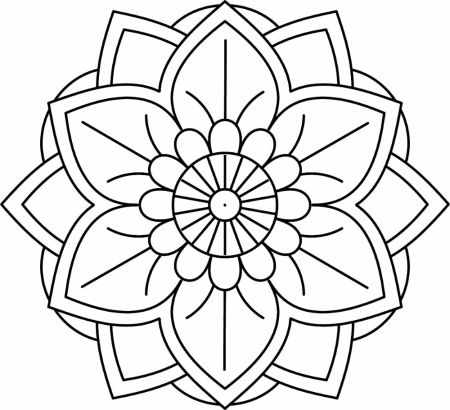 Мандала Цветочная Поляна