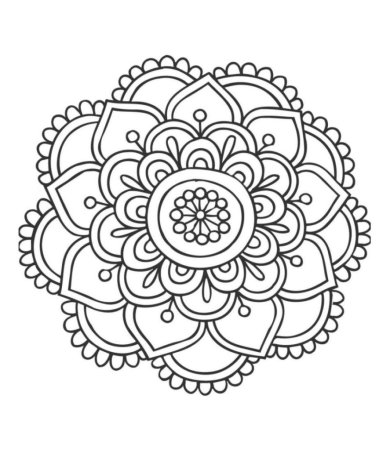 Мандала легкая
