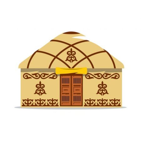 Юрта с башкирским орнаментом