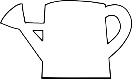 Лейка трафарет