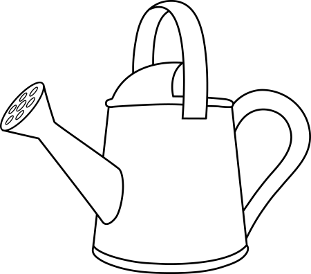 Лейка раскраска