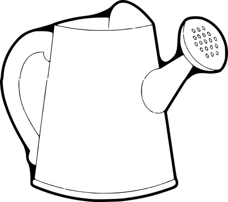 Лейка раскраска