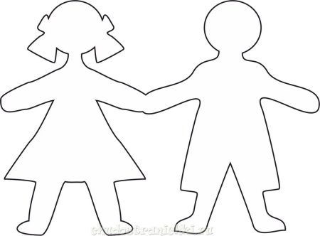 Человечки вырезать из бумаги
