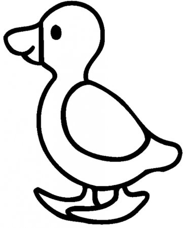 Трафарет утки для детей (41 фото)