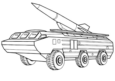 Раскраска. Боевая техника