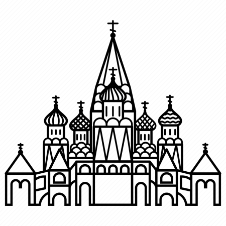 Спасская башня Кремля рисование