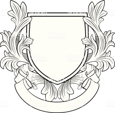 Герб трафарет