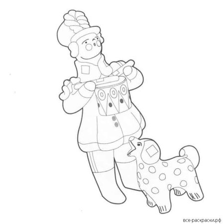 Дымковская игрушка
