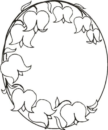 Рамка раскраска