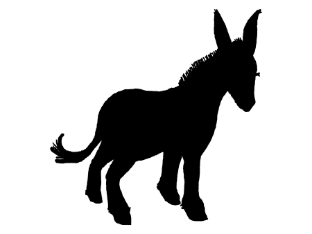 Нарисовать ослика из Винни пуха