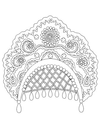 Кокошник эскиз