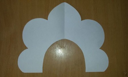 Кокошник макет