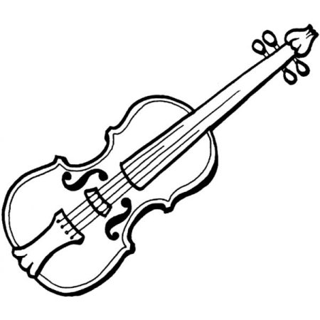 Скрипка рисунок