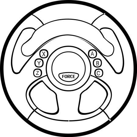 Руль рисунок