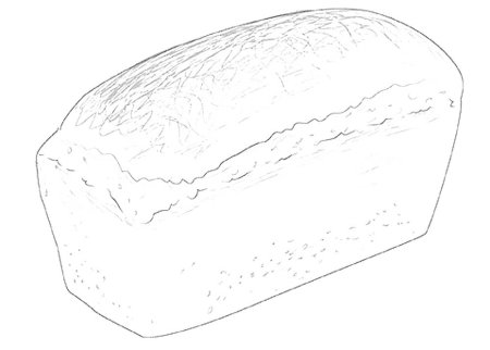 Пирожки раскраска