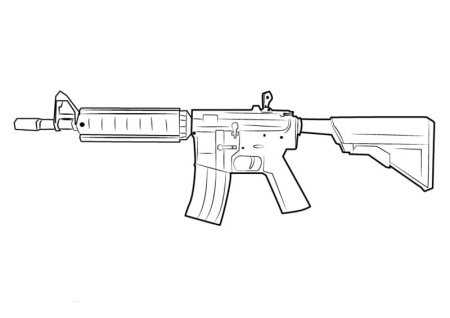 М416 автомат чертеж